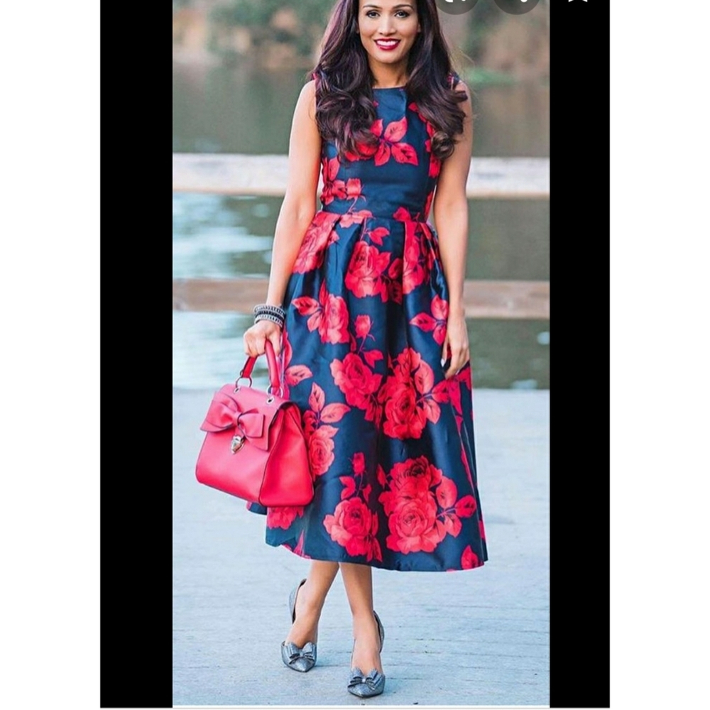 Chicwish Rose Impression Dress
